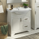 Тумба с раковиной Comforty Севилья 85 слоновая кость фото 1
