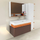Мебель для ванной Jacob Delafon Terrace 80 коричневый лак фото 2