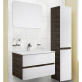 Мебель для ванной Am.Pm Bliss D 80 белый глянец, венге фото 3