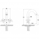 Смеситель для раковины Kaiser Cross 41011 фото 4