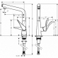 Смеситель Hansgrohe Metris Select 14883800 для кухонной мойки фото 2