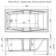 Панель фронтальная для акриловой ванны Santek Монако 170х70 см фото 3