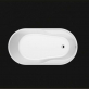 Отдельностоящая, овальная акриловая ванна,1525x800x760    BelBagno BB301 Белый фото 4