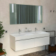 Мебель для ванной Velvex Pulsus 140 подвесная, белая фото 1