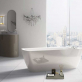 Отдельностоящая, прямоугольная акриловая ванна BelBagno BB304 Белый фото 1