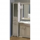 Шкаф-пенал Opadiris Риспекто 40 L слоновая кость, с бельевой корзиной фото 1