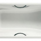 Чугунная ванна Aqualux ZYA 9-2 150x75 отверстия под ручки фото 1