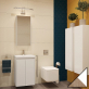 Мебель для ванной Velvex Klaufs 50.2D белая, шатанэ, подвесная фото 1