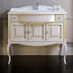 Мебель для ванной Opadiris Лаура 120 белая с патиной фото 2