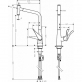 Смеситель Hansgrohe Metris Select 14884000 для кухонной мойки фото 5
