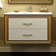 Мебель для ванной Opadiris Карат 100 золотая патина фото 2