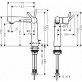 Смеситель Hansgrohe Talis S 72113000 для раковины, с донным клапаном фото 2