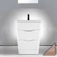 Тумба с раковиной BelBagno Piramide 65 rovere bianco фото 1