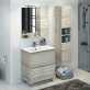 Тумба с раковиной Comforty Верона 75 дуб белый фото 4