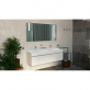 Мебель для ванной Velvex Pulsus 140 подвесная, белая фото 2