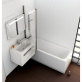 Мебель для ванной Ravak Chrome 70 белая фото 5
