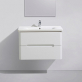 Тумба с раковиной BelBagno Soft 65 bianco lucido фото 1