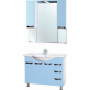 Мебель для ванной Bellezza Белла Люкс 105 голубая фото 1