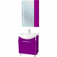 Мебель для ванной Bellezza Глория Гласс 65 фиолетовая фото 1