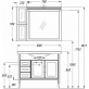 Мебель для ванной Opadiris Мираж 100 светлый орех фото 3