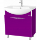 Мебель для ванной Bellezza Глория Гласс 65 фиолетовая фото 2