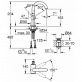Смеситель Grohe Atrio New 32043DC3 для раковины фото 2