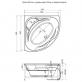 Панель фронтальная для акриловой ванны Santek Монако XL 170х75 см, Тенерифе XL 170x70 cм фото 3