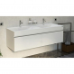 Мебель для ванной Velvex Pulsus 140 подвесная, белая фото 3