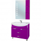 Мебель для ванной Bellezza Глория Гласс 90 фиолетовая фото 1