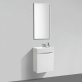 Тумба с раковиной BelBagno Mini 50 bianco lucido правая фото 3