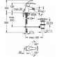 Смеситель Grohe Eurosmart New 32929002 для биде фото 2