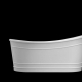 Отдельностоящая, овальная акриловая ванна, хром BelBagno BB32 Белый глянцевый фото 3