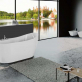 Отдельностоящая, овальная акриловая ванна,1525x800x760    BelBagno BB301 Белый фото 2