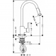 Смеситель Hansgrohe Talis S2 Variarc 14877800 для кухонной мойки фото 3