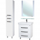 Мебель для ванной Bellezza Рокко 70 белая напольная 3 ящика фото 2