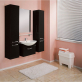Мебель для ванной Акватон Ария 50 черный глянец фото 2