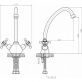 Смеситель для душевой кабины KAISER Elite 2060022 фото 4