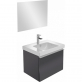 Мебель для ванной Jacob Delafon Odeon Up 70 серый антрацит фото 1