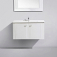 Тумба с раковиной BelBagno Atria 100 bianco lucido фото 1