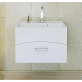 Тумба с раковиной Aqwella 5 stars Темпо 70 белая фото 1
