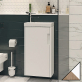 Тумба с раковиной Velvex Klaufs 40.1D белая, шатанэ фото 1