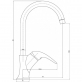 Смеситель для кухни KAISER Corner 48444 фото 3