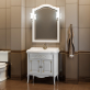 Мебель для ванной Opadiris Лоренцо 80 белая с патиной фото 1
