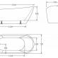 Ванна акриловая отдельностоящая BelBagno BB62-1700   Bianco фото 3
